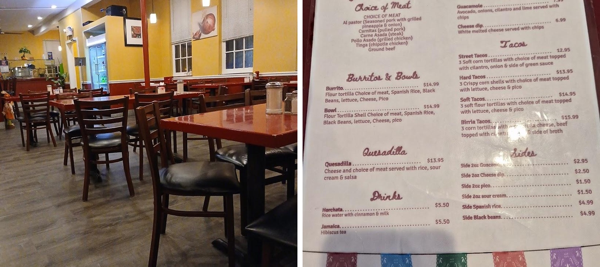 Wally's Restaurant & Pizzeria Menu