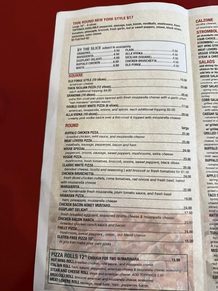 Wally's Restaurant & Pizzeria Menu image 4